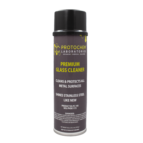 Protochem Laboratories Thick Foam Hard Surface And Glass Cleaner, 18 oz., PK12 PC-105